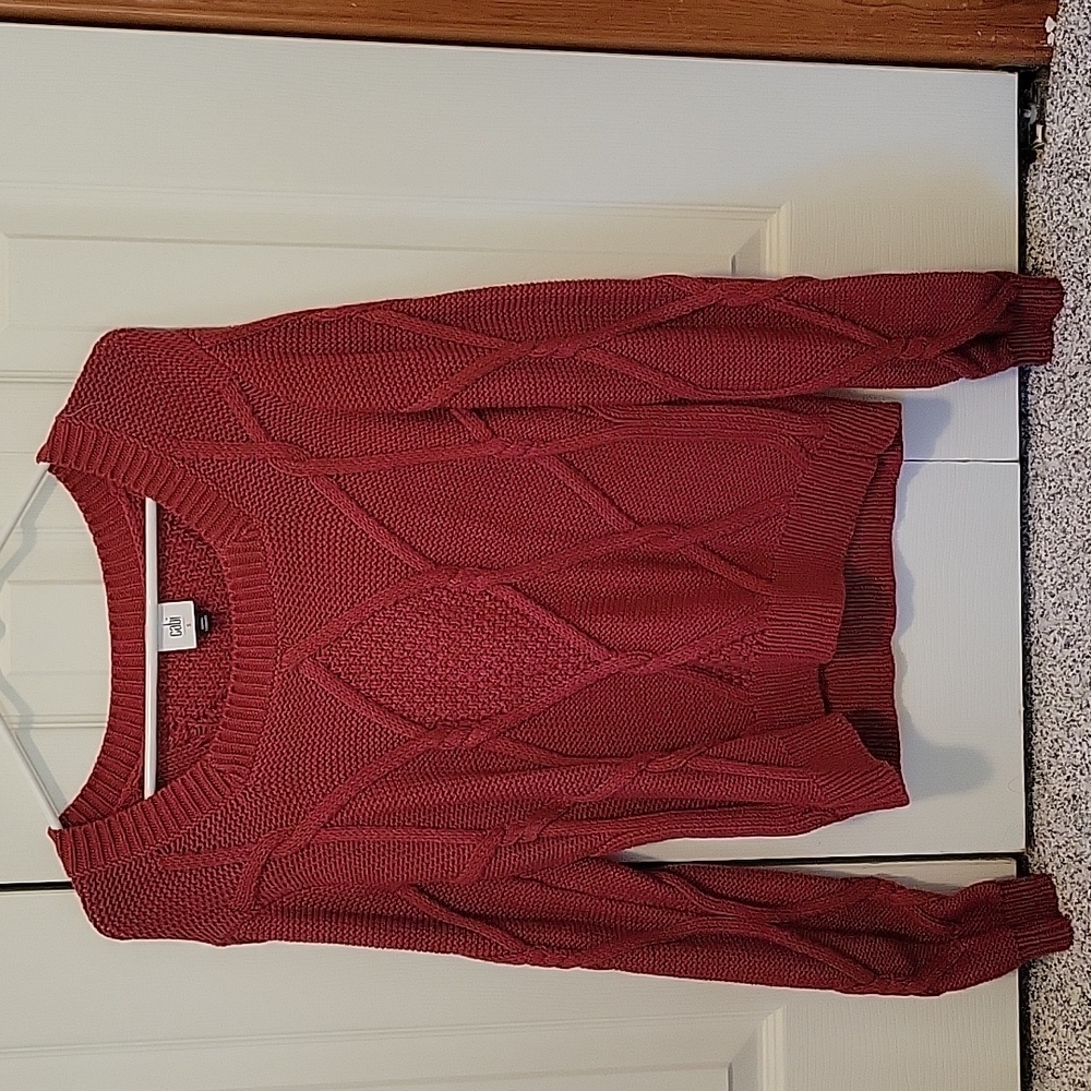Size small Cabi squareneck sweater